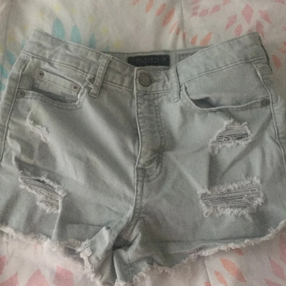 High-Waisted Jean Shorts